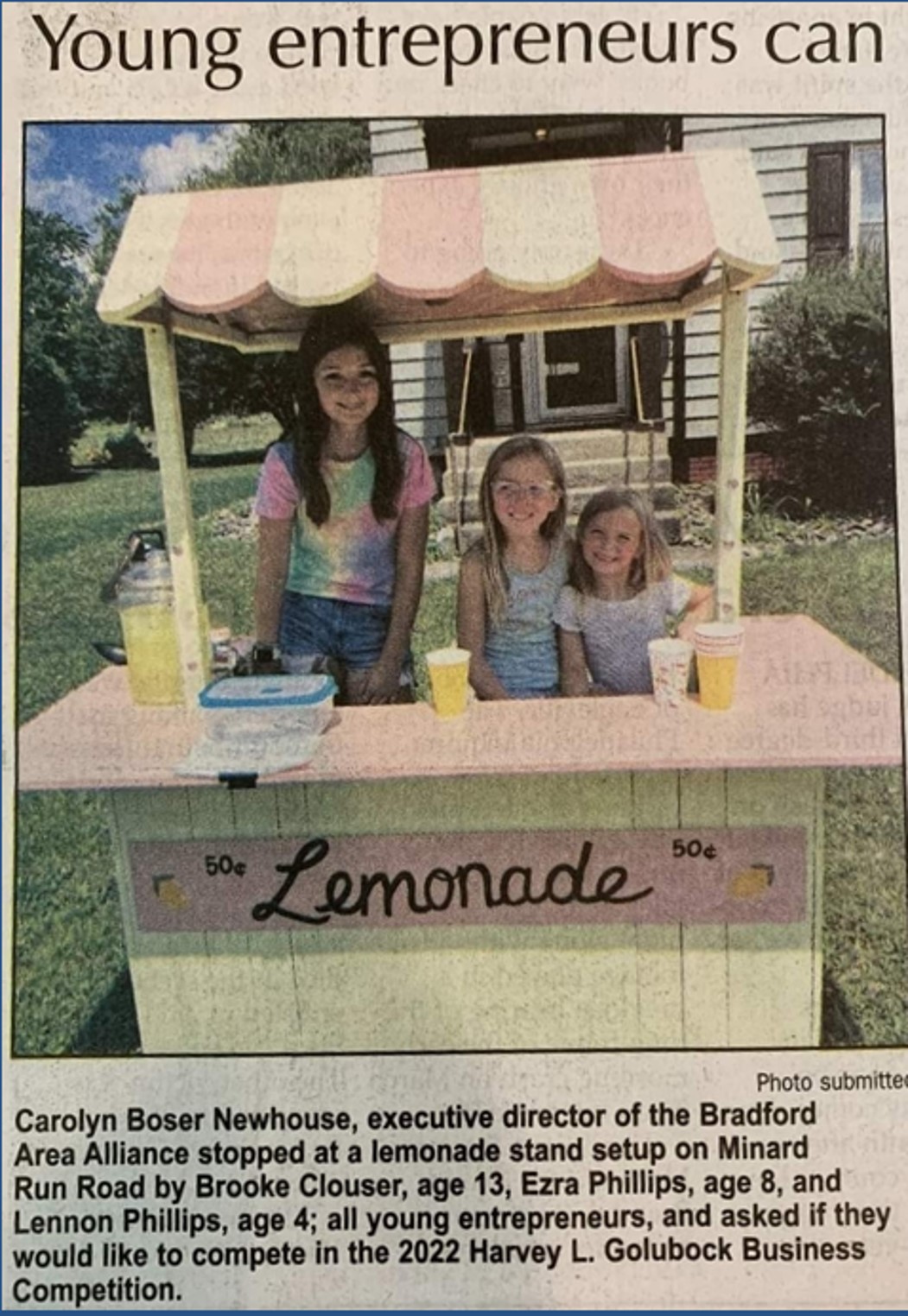Young Entrepreneurs Can Be Found All Across our Area Image